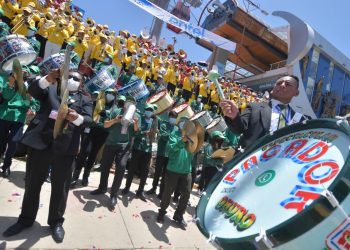 Músicos del Festival de Bandas de Oruro, Foto: Archivo La Razón
