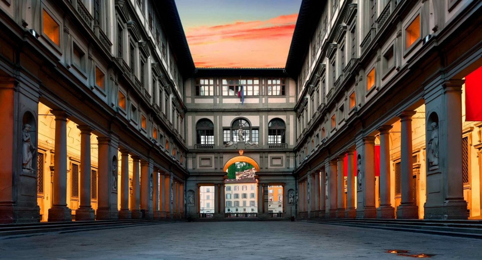 La Galería de los Oficios, una de las atracciones relevantes en Florencia. Foto: En Florencia.