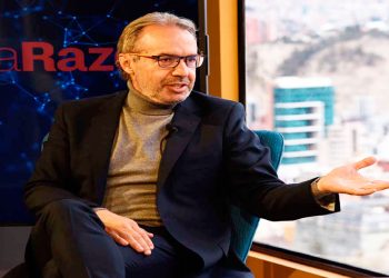 El vocero Jorge Richter en LA RAZÓN.