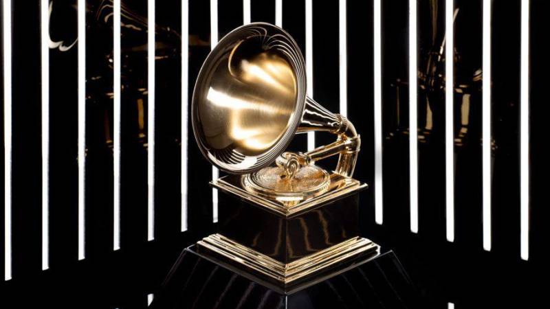 La estatuilla de los premios Grammy. Foto: AFP.
