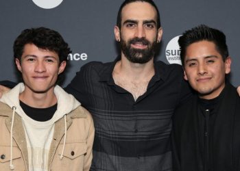 El director mexicano David Zonana en la presentación de su filme 'Heroico'. Foto: AFP.