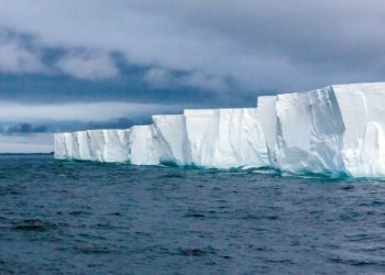 El iceberg de 1.500 kilómetros cuadrados que se desprendió de la Antártida. Foto: AFP