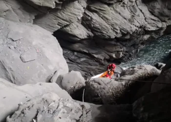El rescate del cadáver duró más de cinco horas/Bomberos