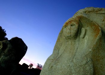 Foto tomada en diciembre de 2006 de una escultura hitita en Alacahoyuk, en Turquía asiática. Foto: AFP.