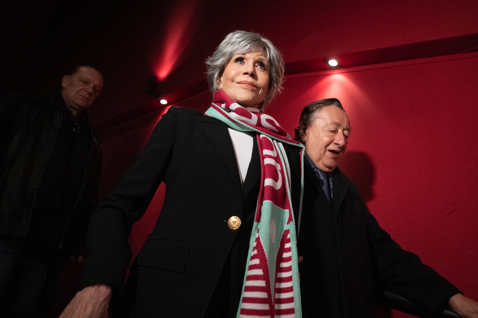 La actriz estadounidense de 85 años Jane Fonda. Foto: AFP