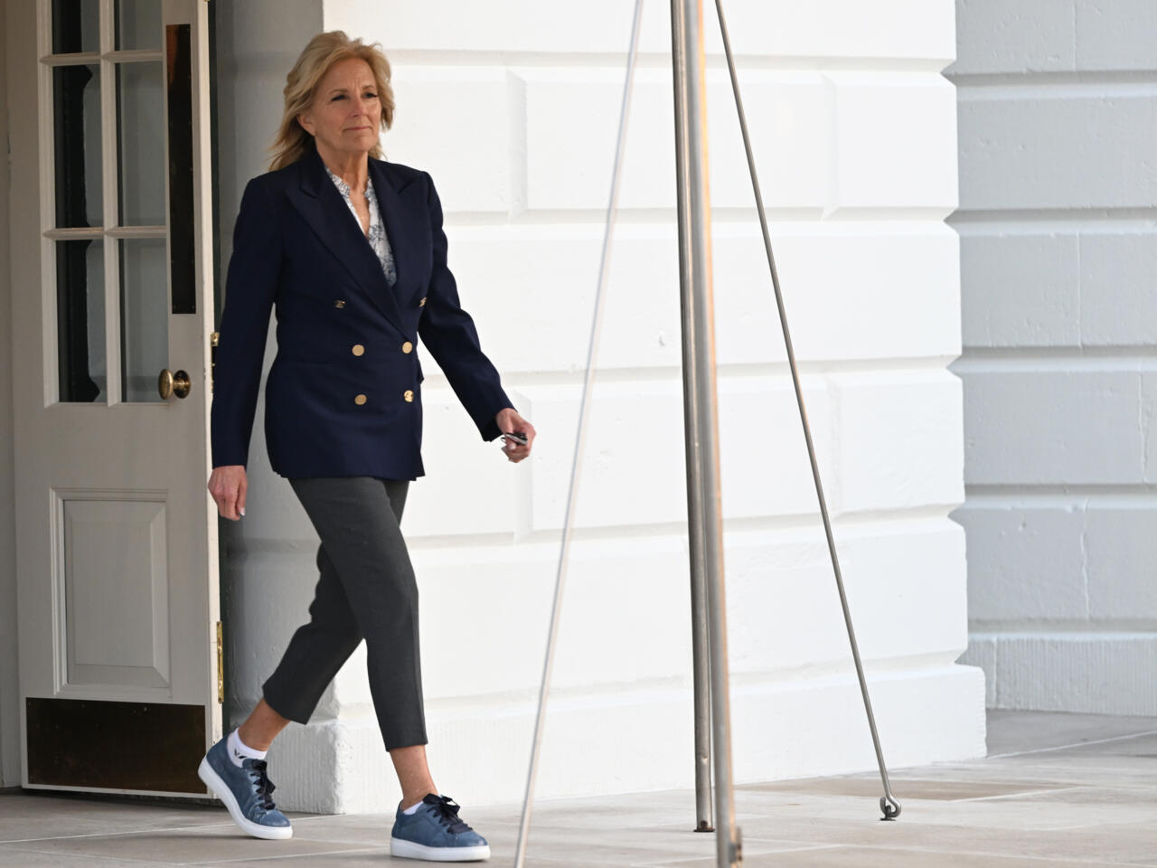Jill Biden, de 71 años, se centrará en el hambre en el Cuerno de África y el empoderamiento de las mujeres y los jóvenes. Foto: AFP.