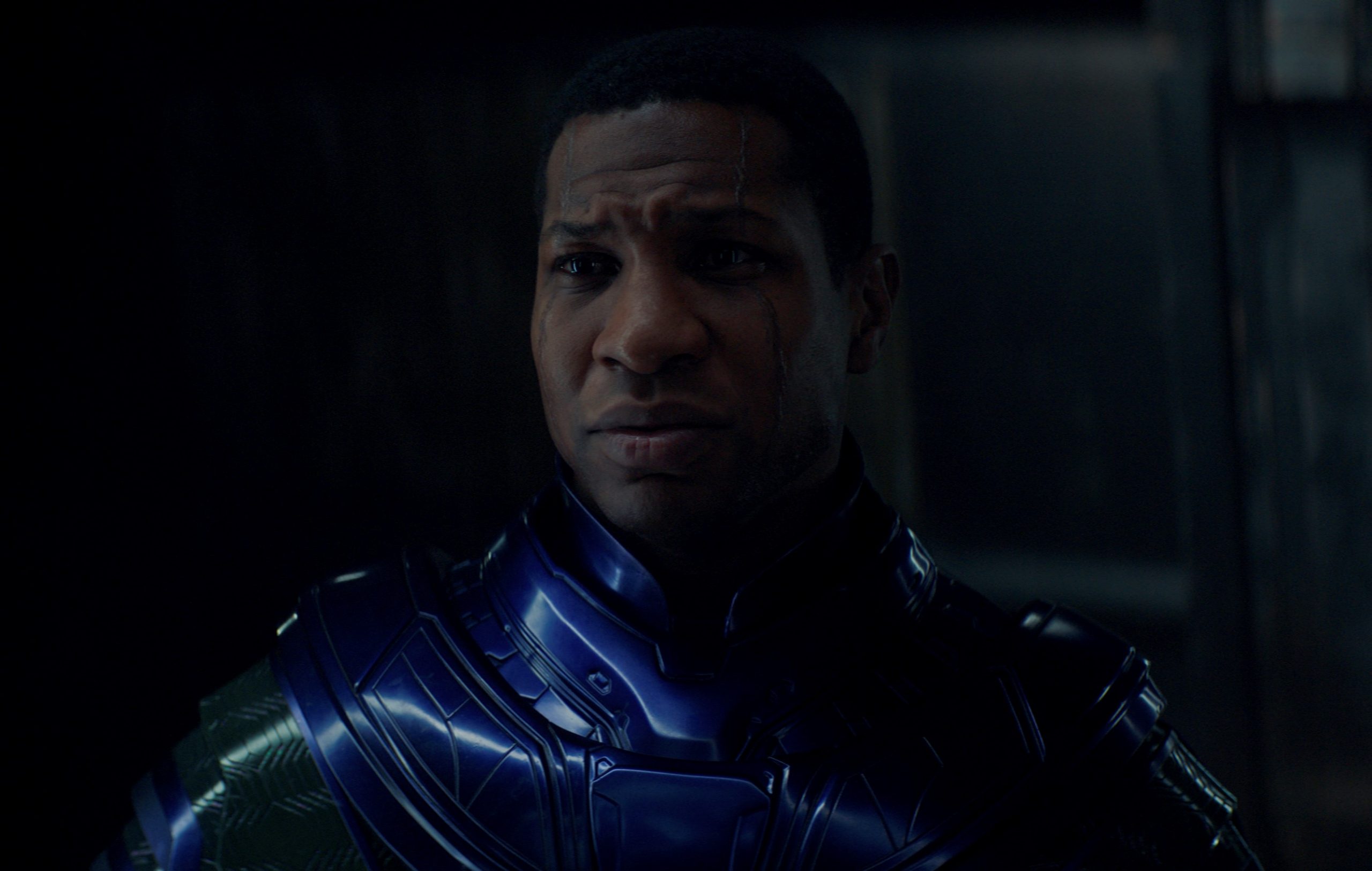 Jonathan Majors como Kang el Conquistador, en Ant-Man and the Wasp: Quantumania. Foto: Marvel Studios.