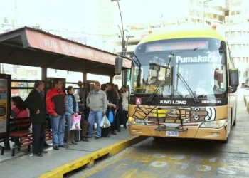 Los servicios municipales funcionan en 50% por falta de diésel. FOTO: GAMLP