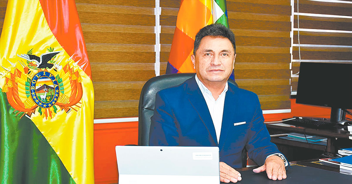Ministro de Minería y Metalurgia del Estado Plurinacional de Bolivia.
