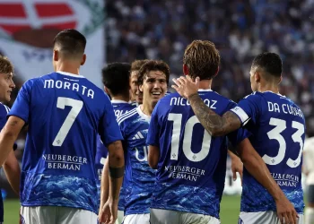Nico Paz lidera triunfo del Como y Vinícius marca en Oviedo