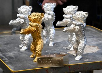 El galardón de la Berlinale 2023, que este año cumple su versión 73. Foto: AFP