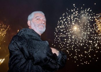 El modisto Paco Rabanne, el 3 de septiembre de 1995 en París. Foto: AFP.