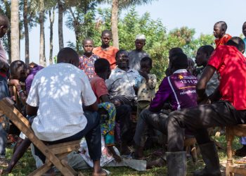El ugandés Musa Hasahya Kesera es padre de 102 hijos. Foto: AFP