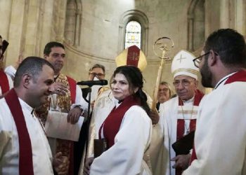 La pastora luterana de 26 años, Sally Azar. Foto: Religiondigital.org