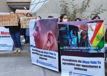 Trabajadores de la prensa exigen trato igualitario a la ANP. Foto: APG
