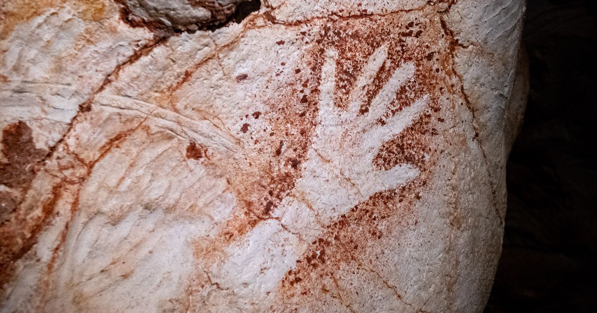 Parte de las pinturas rupestres descubiertas en Francia. Foto: Getty Images.