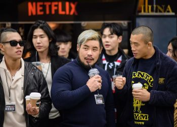 Participantes del programa de telerrealidad '100: Habilidad física', una nueva producción de Netflix. Foto: AFP