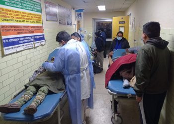 Del total de pacientes hospitalizados, 34 se encuentran en la región Puno, uno en Arequipa y otro en Apurímac. Foto: AFP