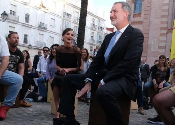 El Rey Felipe, en el Congreso de la lengua española. Foto: Yahoo news