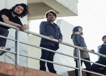 MÚSICOS. Daniel Pietro Andrade, Álvaro Cuevas Tellería, Julie Marín García y César Lugones Alcázar son Ciudad Líquida.