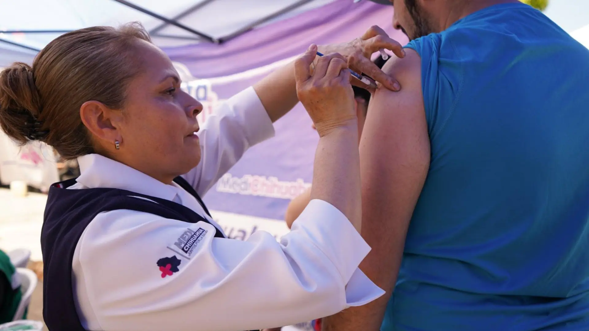 La vacunación en comunidades menonitas se amplía hasta los 40 años de edad. FOTO: RRSS