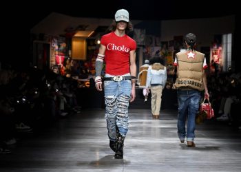 Un diseño que se vio en el inicio de la Semana de la moda masculina de Milán. Foto: AFP