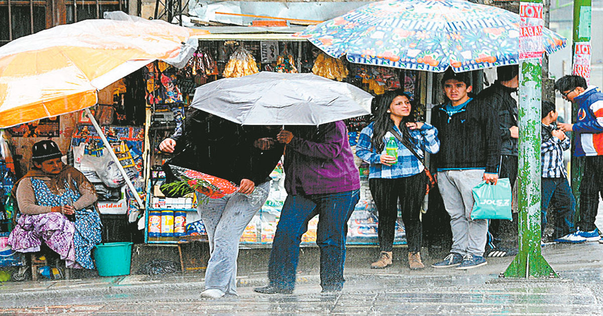 CLIMA. Senamhi emite alertas por lluvias.