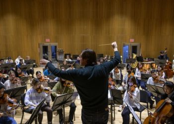 La Sinfónica de Nueva York que compite por un Grammy en la gala del 5 de febrero. Foto: AFP