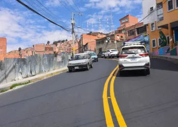 El ‘superasfalto’ de la avenida Marcelo Quiroga se entrega el domingo