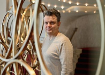 El tenor ucraniano Dmytro Popov, en Nueva York. Foto: AFP.