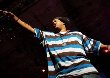 Trugoy, del trío De La Soul, durante un concierto en Nueva York el 6 de octubre de 2005. Foto: AFP.