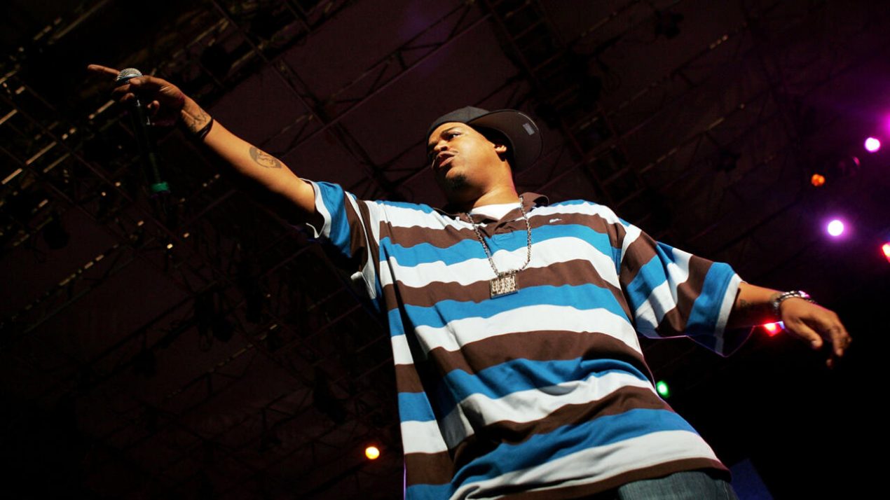Trugoy, del trío De La Soul, durante un concierto en Nueva York el 6 de octubre de 2005. Foto: AFP.