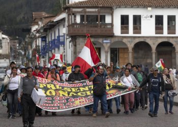 La crisis política en Perú afectó al sector turístico. Foto: AFP.