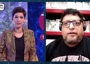 El invitado se refirió a la actualidad del periodismo iconográfico en Bolivia. Foto: La Razón
