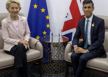 Ursula von der Leyen y Rishi Sunak. Foto: León Noticias.