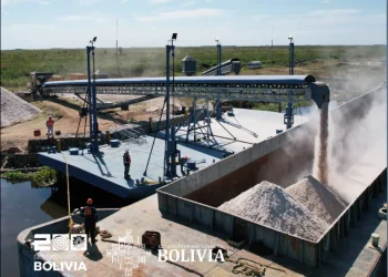 ASP-B exporta 2.675 toneladas de yeso a Paraguay por Puerto Busch
