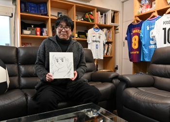 Yoichi Takahashi, el creador de Supercampeones. Foto: AFP