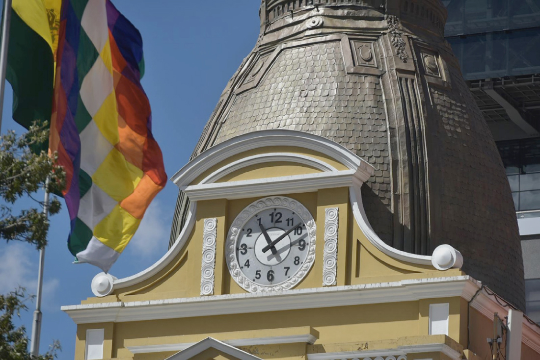 El tiempo en Bolivia gira ahora a la izquierda