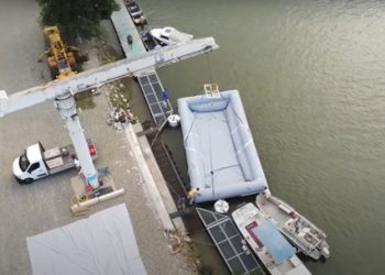 Proponen barcazas inflables y solares para operar durante la sequía en la Hidrovía Paraguay-Paraná