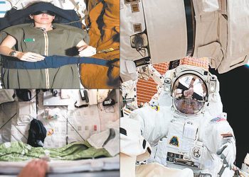 Durmiendo en el espacio