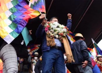 En masivo acto en La Paz, Arce llama a la unidad y asegura que ‘el golpe no pasará’