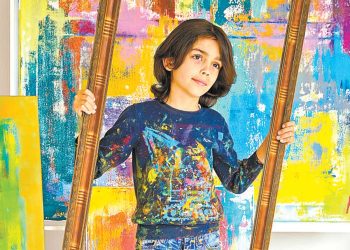 Mikail Akar: Explosión de colores, talento y miles de dólares con el ‘mini Picasso’