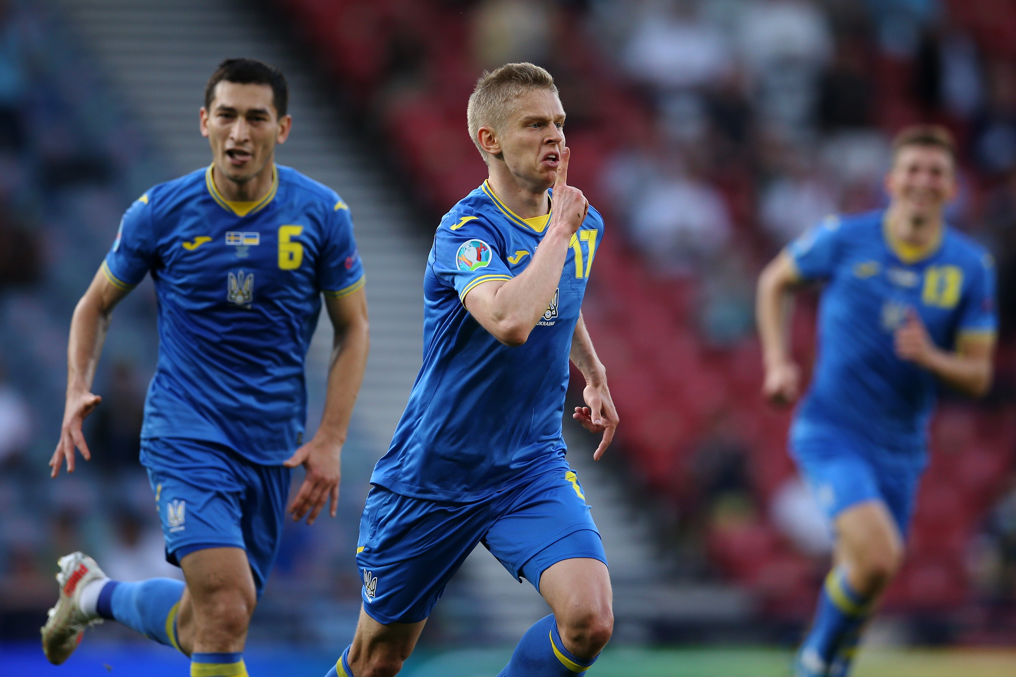 Ucrania pasa a cuartos de la Eurocopa tras ganar a Suecia en prórroga 2-1