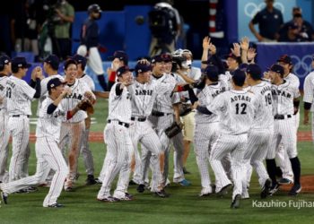 Oro y diamantes: Japón es campeón olímpico en su deporte nacional, el béisbol