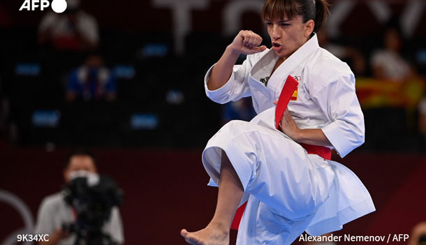 La karateka Sandra Sánchez garantiza al menos una plata para España