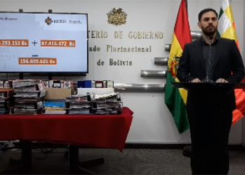 Del Castillo: Se desbarata red de corrupción que mal usó Bs 156 MM en el Ministerio de Gobierno