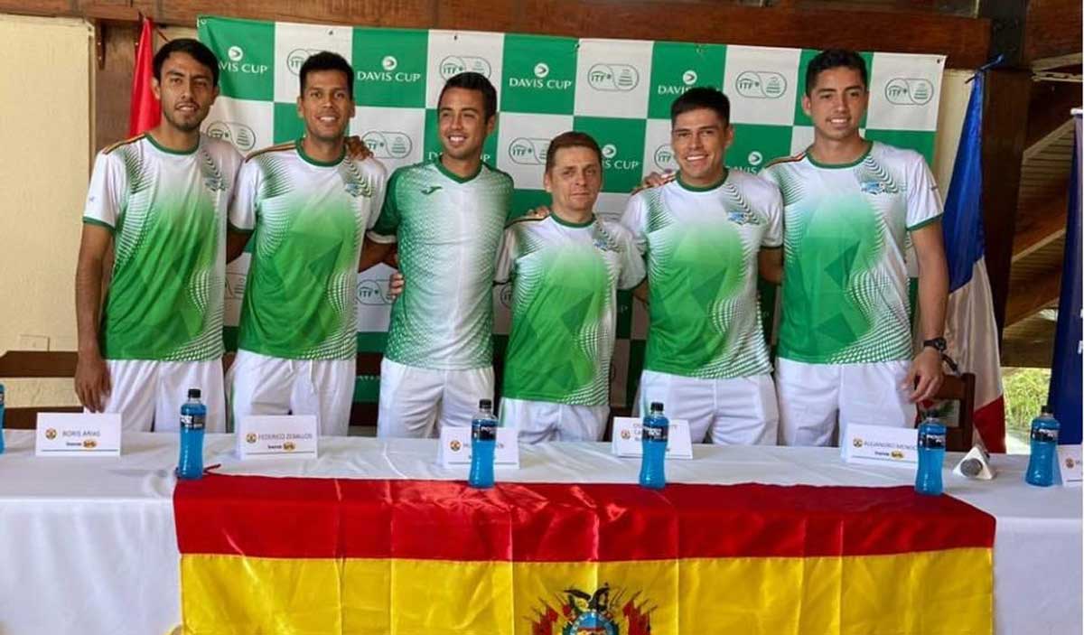 Bolivia se enfrentará a Bélgica en la Copa Davis el 18 y 19 de septiembre