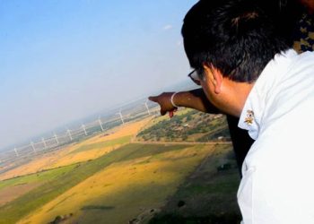 Arce inaugura nueva planta eólica y dice que la idea es ‘liberar’ al gas para la industrialización