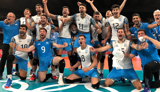Argentina y Brasil se meten en ‘semis’ de voleibol masculino