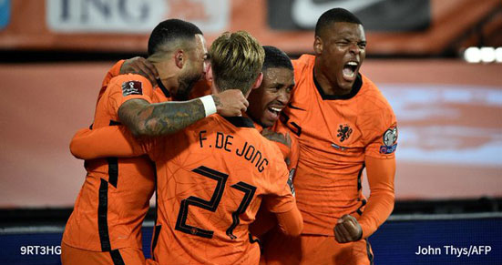 Holanda se clasifica al Mundial-2022, Turquía disputará la repesca